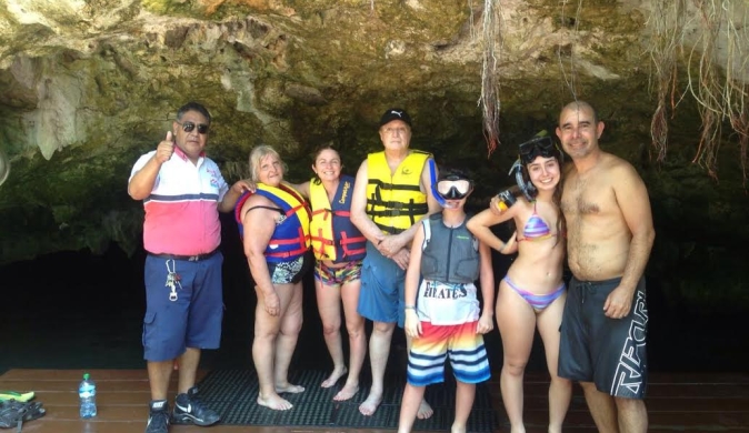 Reef Snorkel and Cenote Swim Tour