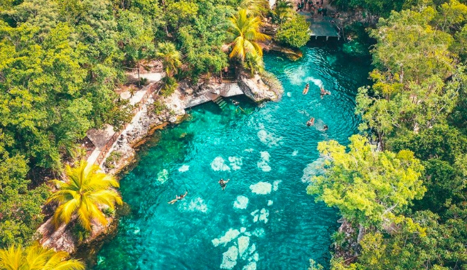 Cenotes In Riviera Maya 